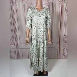 Boho Maxi Summer Dress 2023 Small Long Sleeve Dress S\M Cocktail